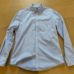 Charles Tyrwhitt Light Blue Gingham Shirt Extra Slim Fit Medium